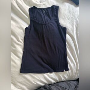 GapBody navy Ribbed Tank Top